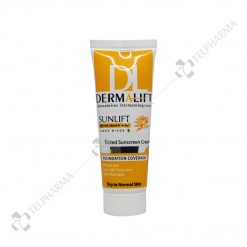 ضد آفتاب رنگی پوست معمولی و خشک سان لیفت SPF50 درمالیفت شماره 1