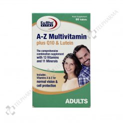 قرص A-Z مولتى‌ ویتامین پلاس کیوتن و لوتئین